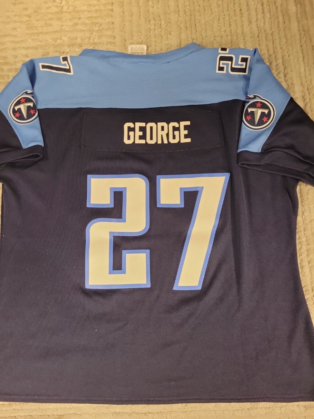 Reebok Eddie George Tennessee Titans Football Jersey Womens Size XL Ladies Top